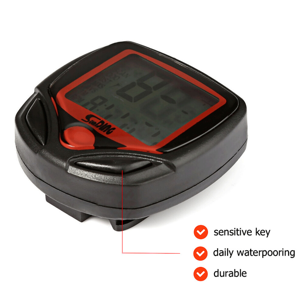 3x Bike Bicycle SPEEDOMETER Cycle Digital Odometer Computer KMH Waterproof LCD