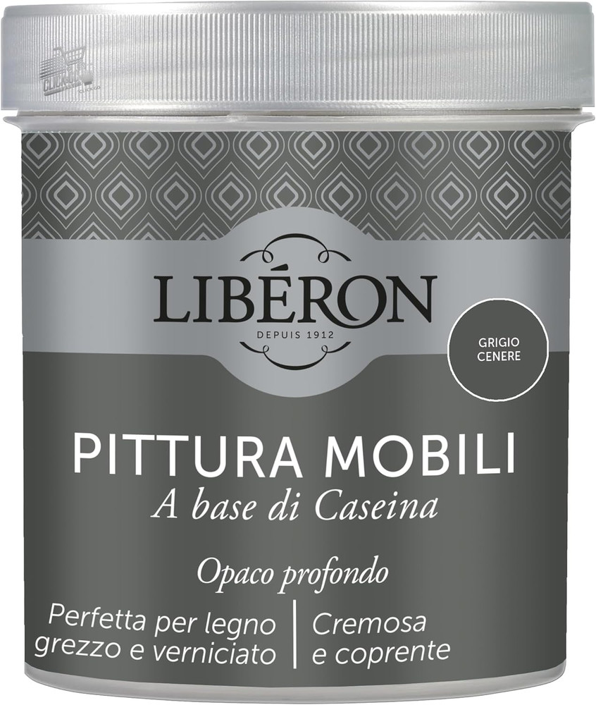 Casein Mole Grey Furniture Paint 0.5L