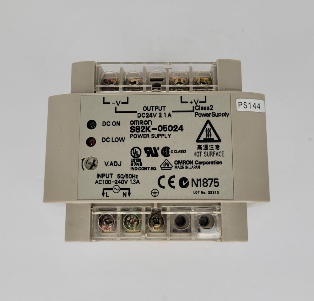 Omron S82K-05024 Power Supply 24 VDC
