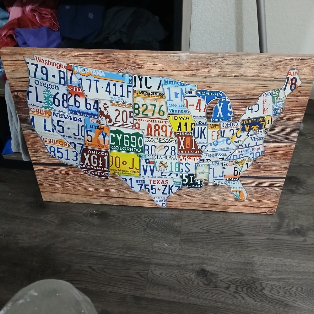 License Plate Map.