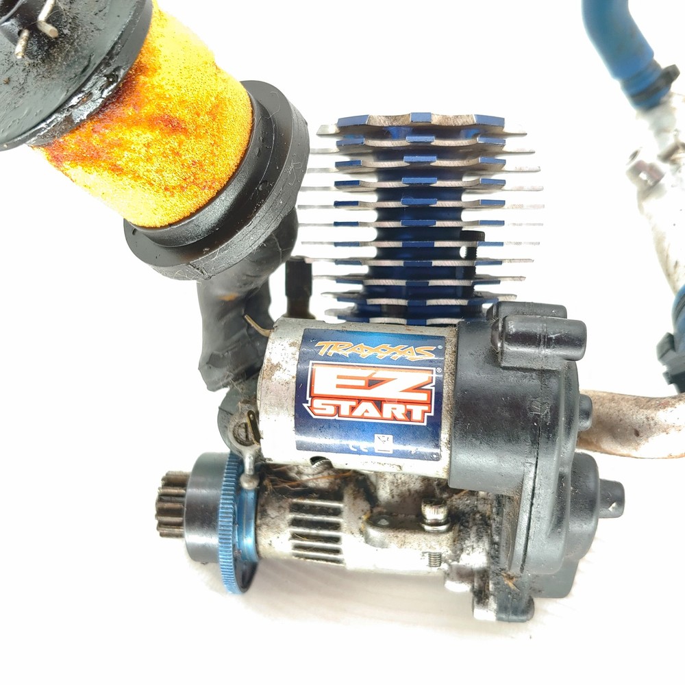 Traxxas TRX 3.3 Nitro Engine w/ Exhaust Pipe & EZ-Start Motor (Low Compression?)