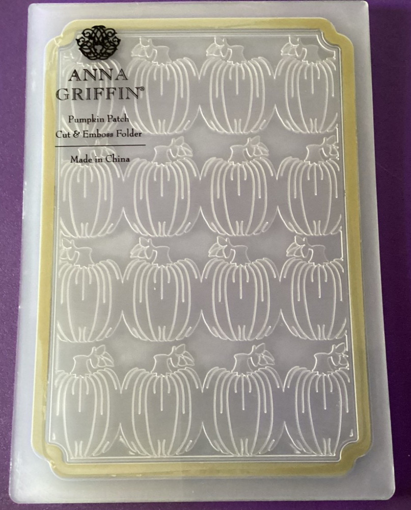 Anna Griffin Spellbound Patterns Pumpkin Patch Cut & Emboss Folder