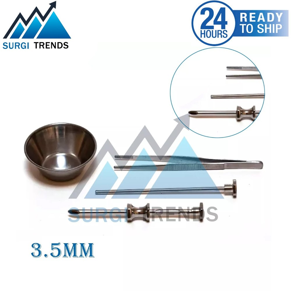 HRT trocar 3.5 mm Hormone Replacement Pellet Insertion Kit