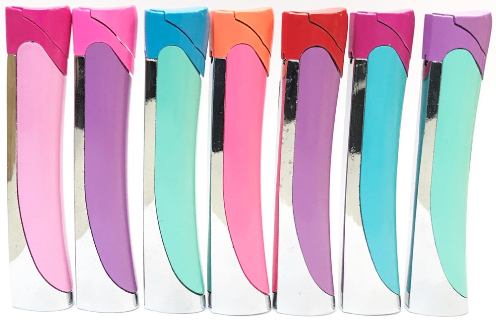 Eclipse Pastel Curve Slim Lighter Regular Flame (2pcs)
