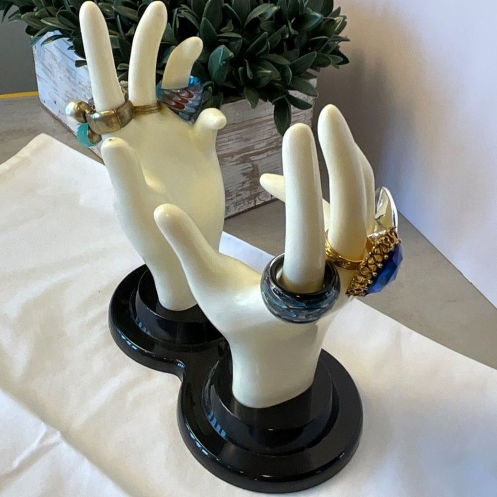 Double Mannequin Hand Display Vintage 1990's E&B Giftware great display piece