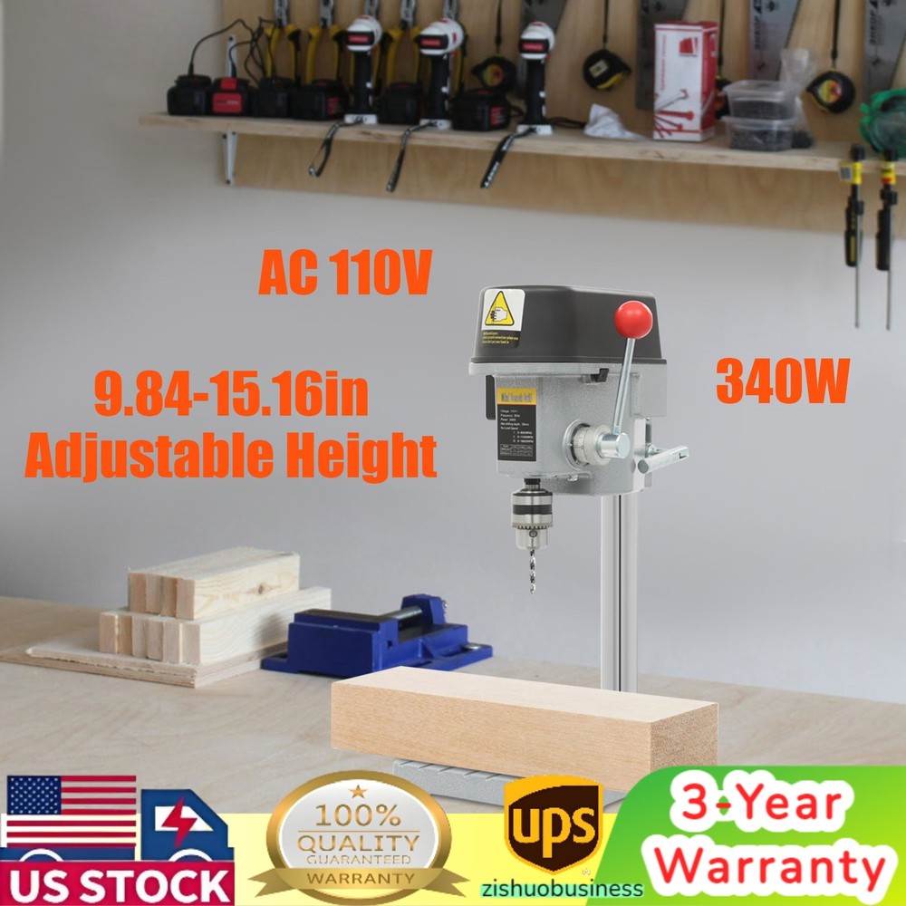 Portable Mini Bench Drill Press Bench Compact Small Electric Drilling Machine