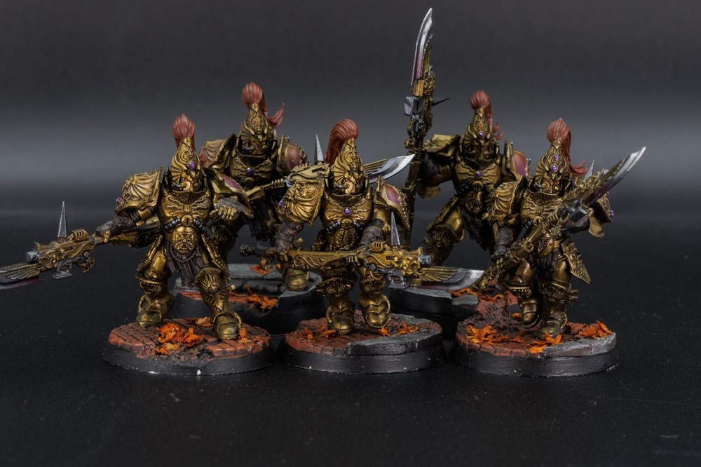 Horus Heresy Custodes Army Well Painted