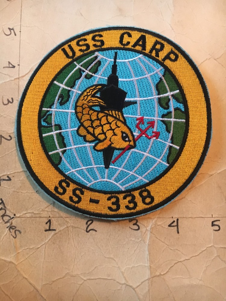 US NAVY USS Carp SS-338 Submarine Patch 8/1/25
