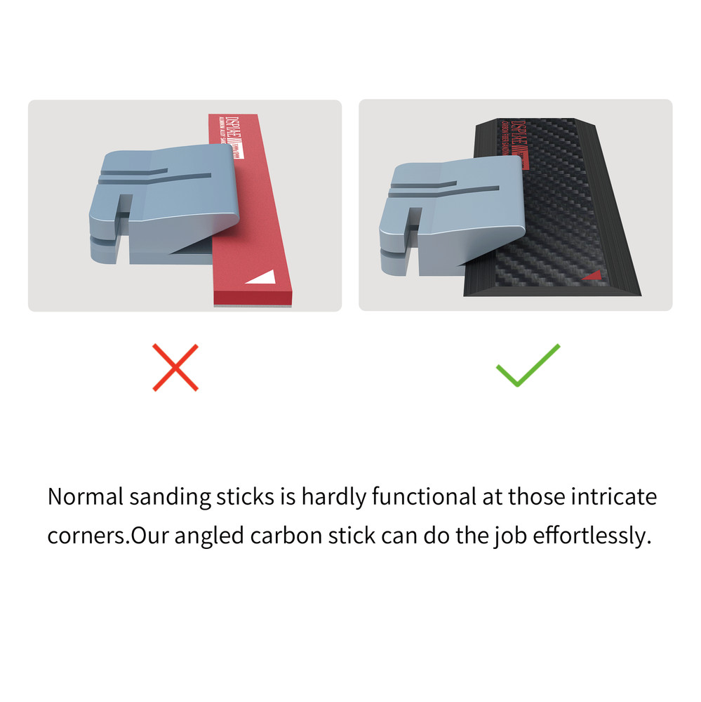 DSPIAE Carbon Fiber Sanding Board CFB-25 - US