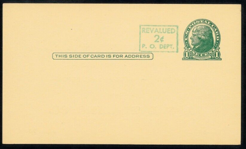 US Postal Card -UX39 - pre-printed condition