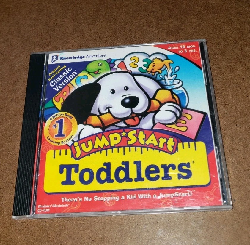 Jump Start Toddlers Classic Version Windows 98/95 Mac Pre-owned 2000 PC