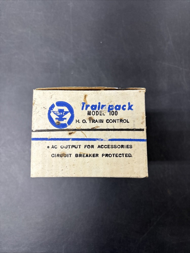 Vintage Trainpack H.O. Train Control Model 100 Electric with Box