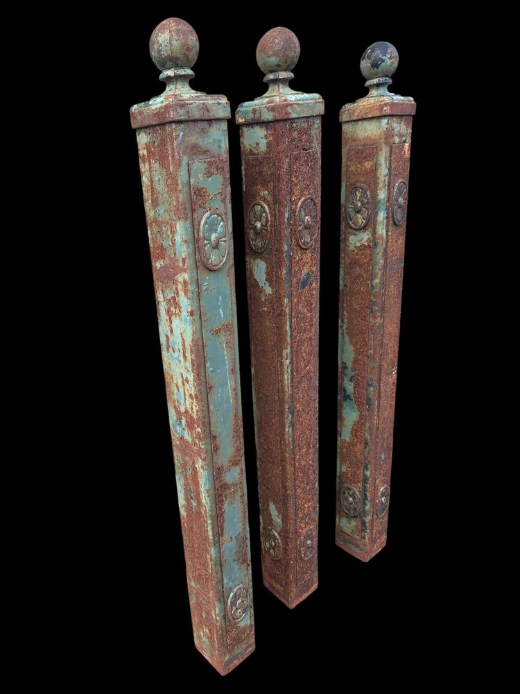Vintage Cast Iron Posts - 3 Available - GA21050