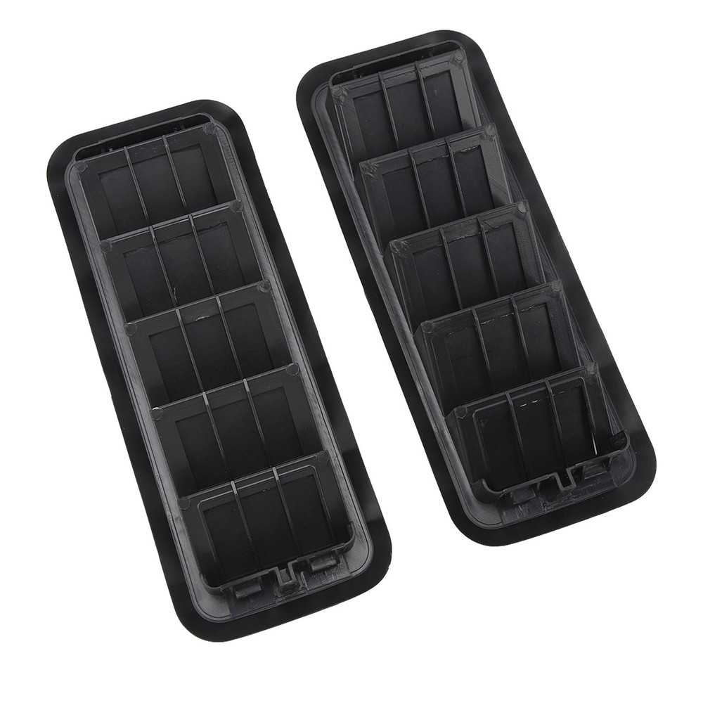 2pcs Back Panel Air Vent Relief Grille Durable Replacement For Chevy Silver COHM