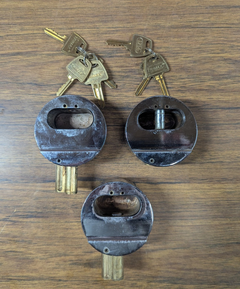 Trimax 3 Pack Keyed-Alike Thpxl Re-Keyable