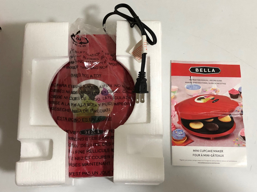 Bella Mini Cupcake Maker - New Open Box