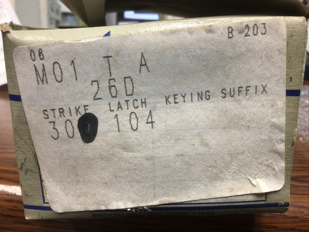 Arrow Cylindrical Lockset M01TA