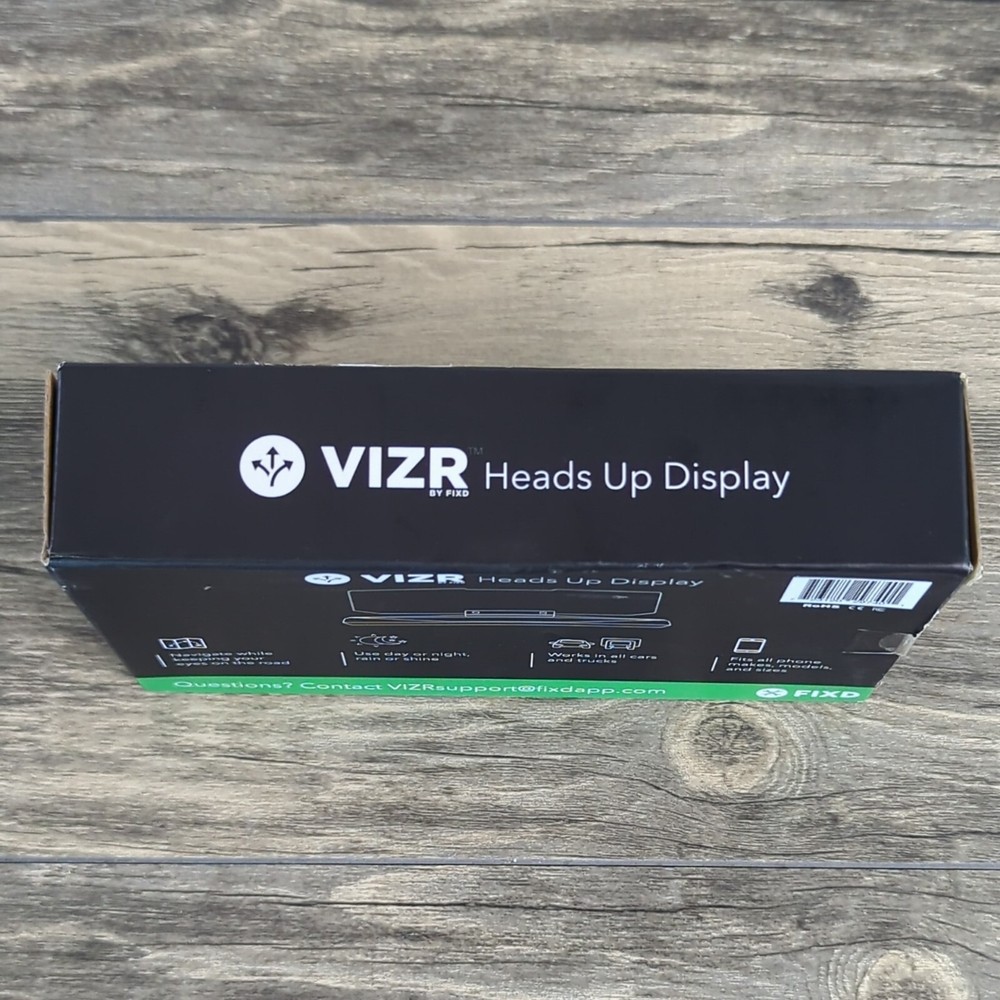 VIZR Heads Up Display by Fixd, Navigation/Map Mirror Device Phone Holder