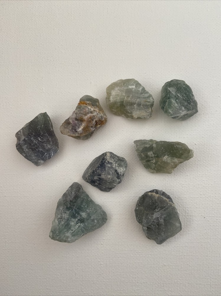 Rough Fluorite Crystal Stone One Piece Small Green