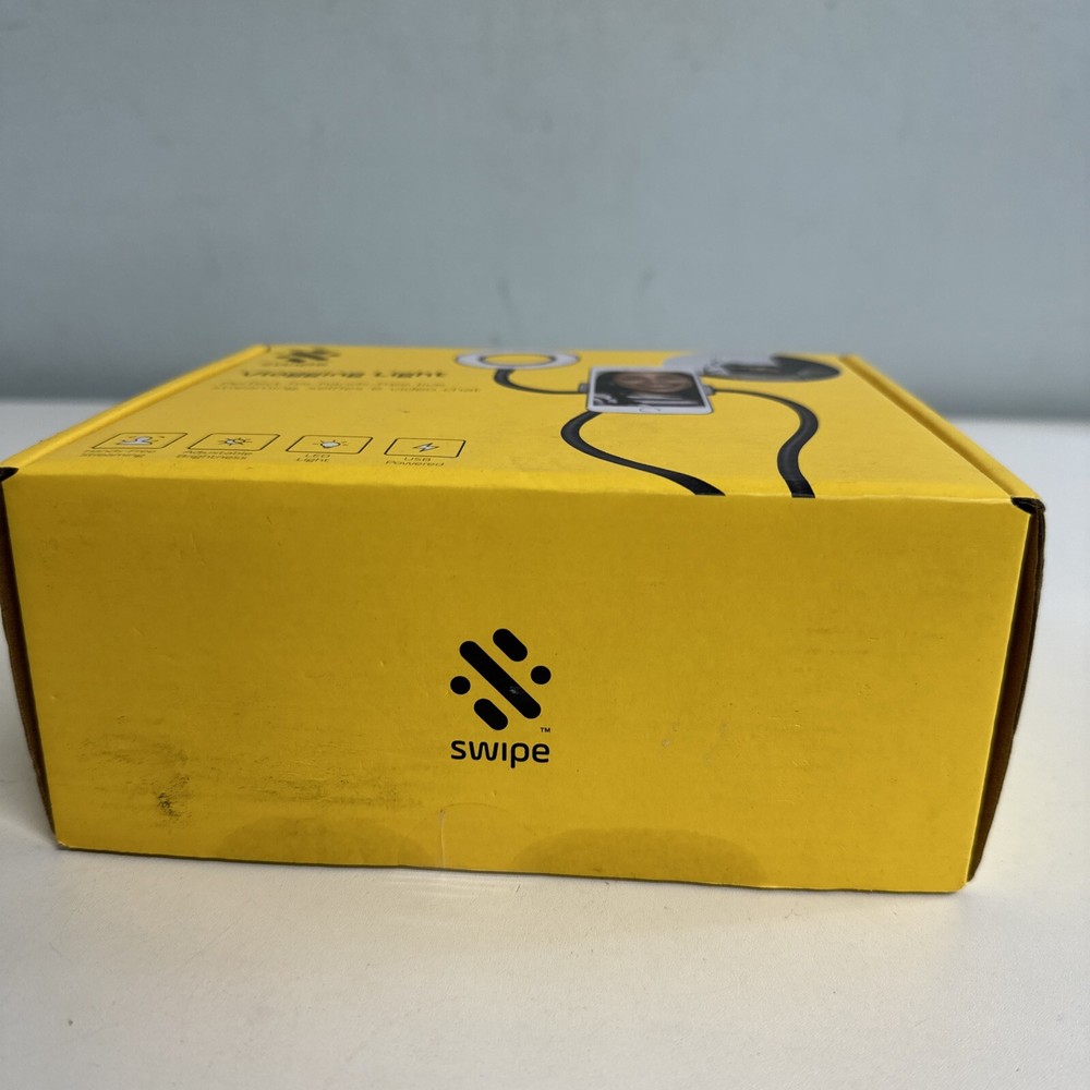 Swipe Vlogging Light USB Powered LED Adjustable brightness Hands Free Box Sealed