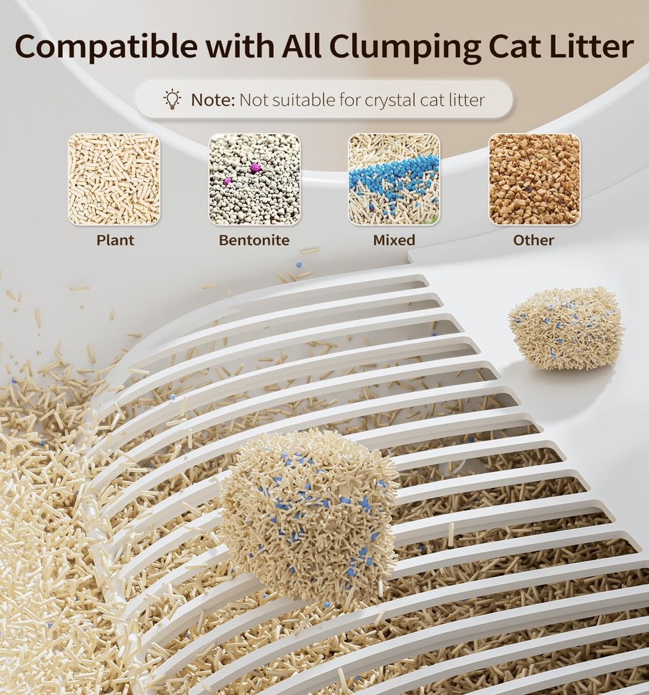 Made4Pets Self-Cleaning Litter Box, Automatic Cat Litter Box with APP Control