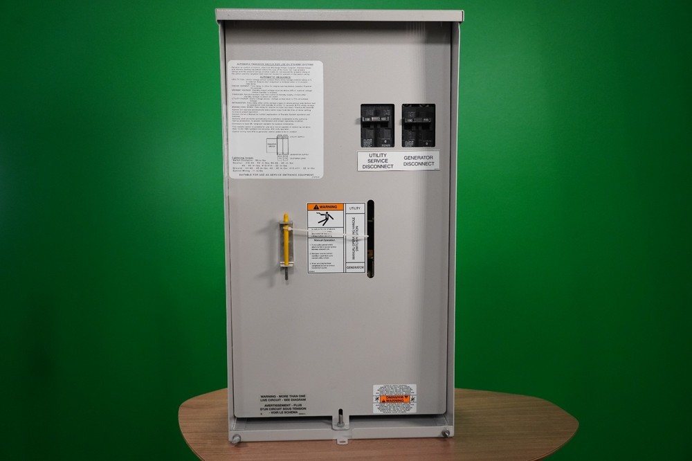 Generac RTSE100A3 Automatic Transfer Switch single phase, two pole, 100A 120/240