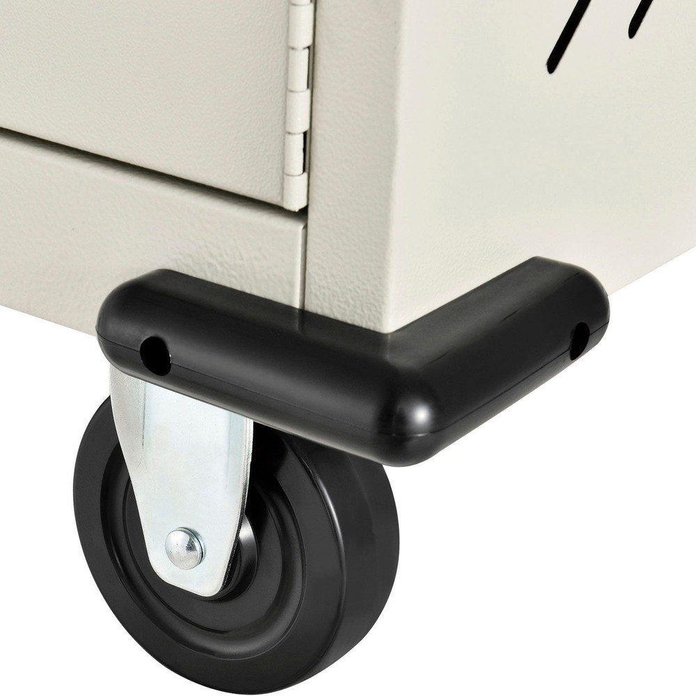 Mobile Storage Charging Cart 36 Tablet Device Capacity Putty Assembled