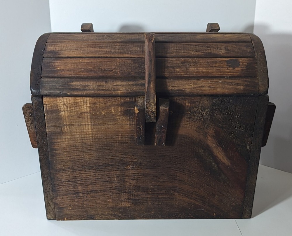 Well Crafted Rustic Vintage Wooden Chest