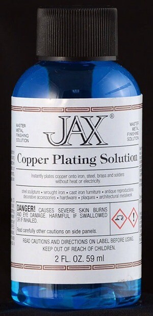 Jax COPPER Plating Solution Stained Glass Patina - 2 oz.