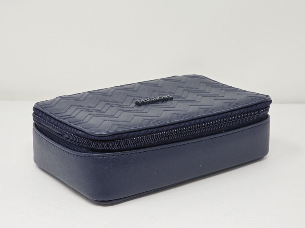 Missoni Exclusively for Delta First Class Navy Blue Amenity Kit, EMPTY