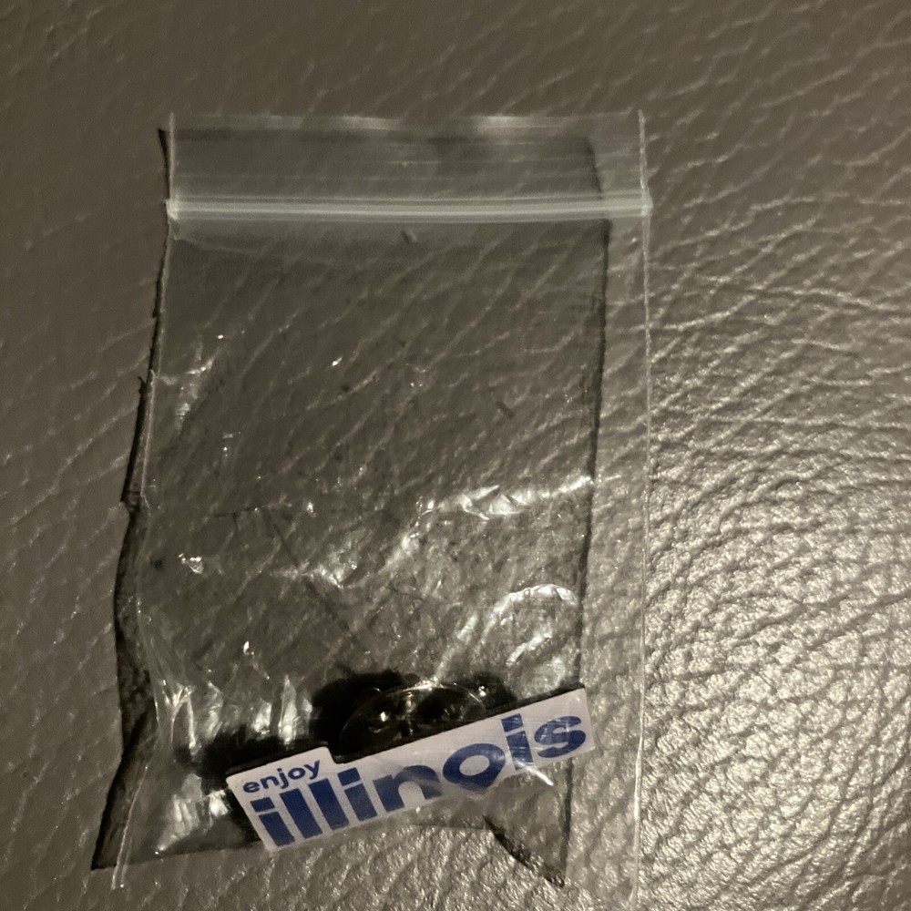 New Blue & White Illinois Pin