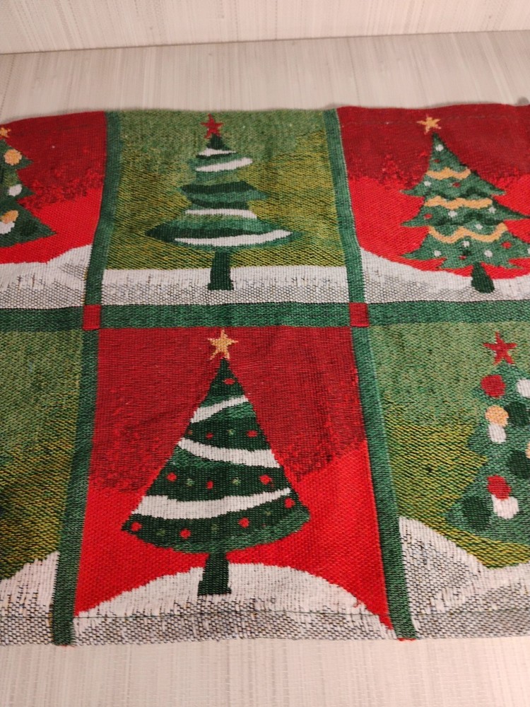 Christmas Tree Dining Table Placemat Cloth Mat Single Individual