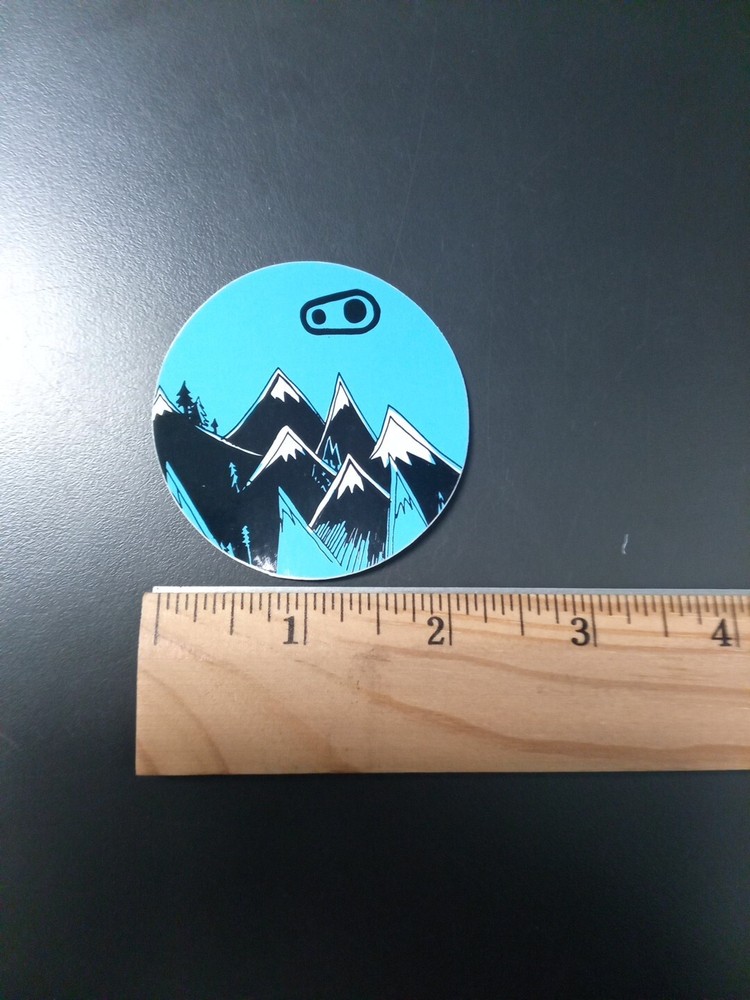 2.25" Crankbrothers Decal/Sticker Blue/White/Black