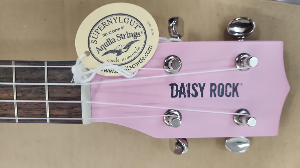 Daisy Rock DRU-3 Punk Pink Ukulele Uke 4-String Open box