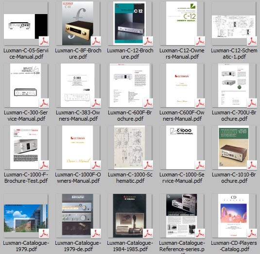 Luxman Service Owners Manuals Mega Collection Audio Computer DVD !!