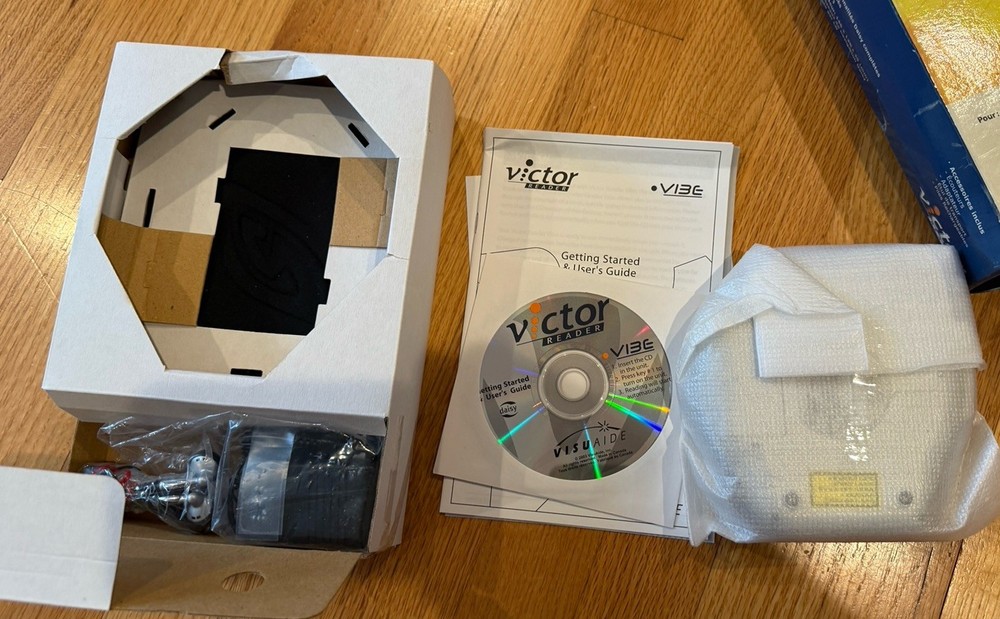 Human Ware Victor Reader Vibe CD MP3 Player in Box