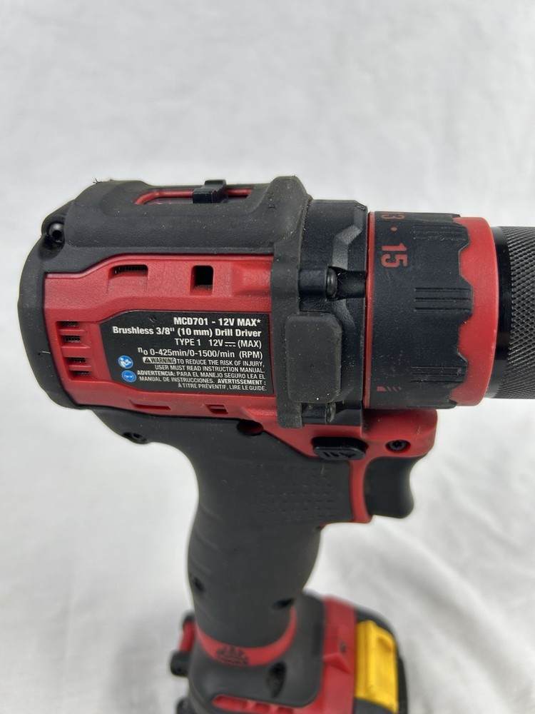 Mac Tools MCD701 12V MAX 3/8" Brushless Drill Driver with 3 Ah battey