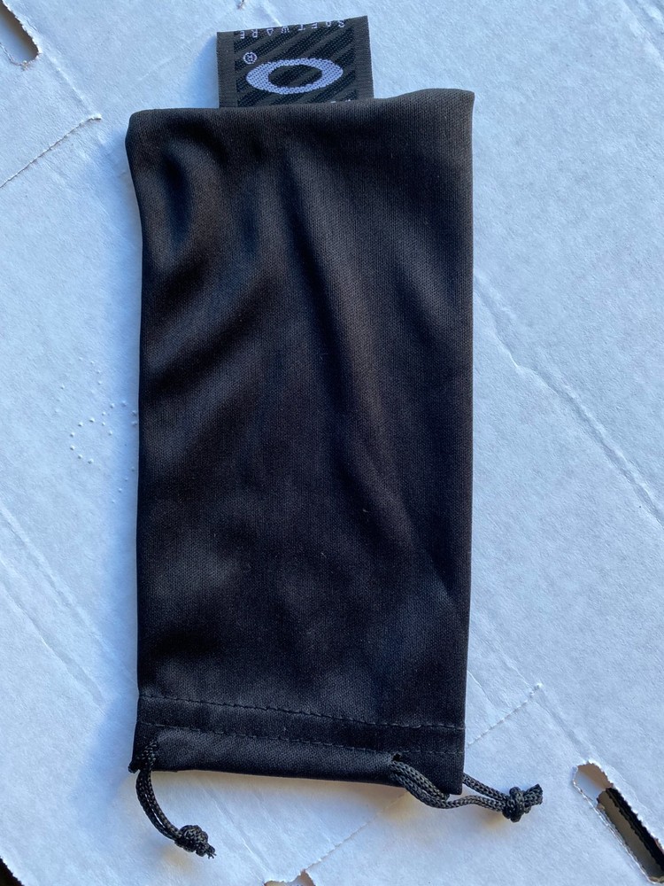Oakley Flak Jacket Microfiber Sunglass Storage Cleaning Bag Black