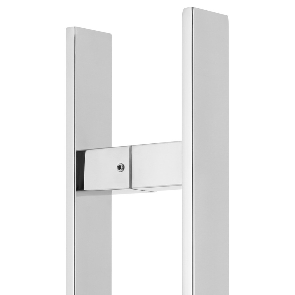 Modern Stainless Steel Double-Sided Pull Handle, H-Shaped Design