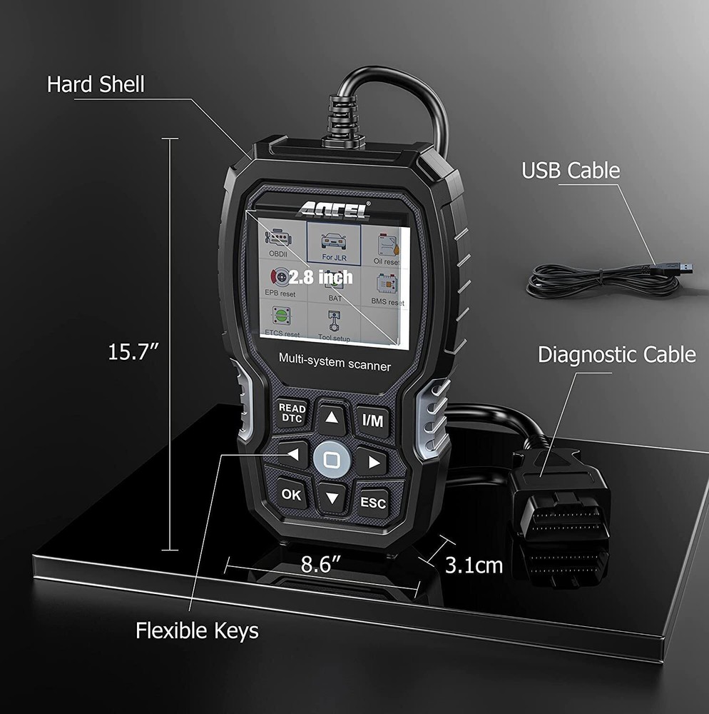 ANCEL LD700 OBD2 Scanner All System Diagnostic For Land Rover Jaguar Code Reader