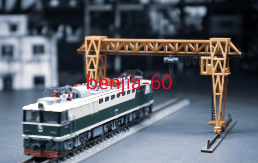 N Scale 1/160 Miniature Crane Train Architectural Scene Display Model Railway