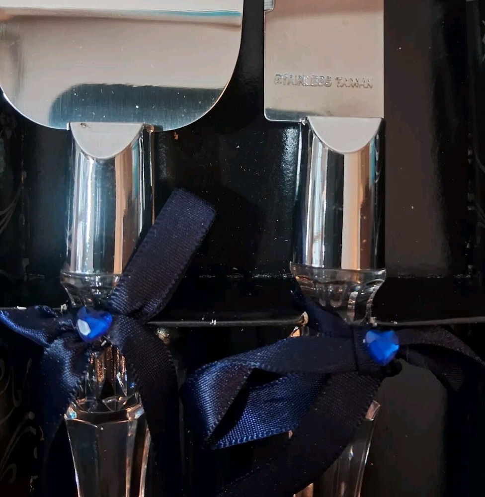 Original Box, Studio His & Hers Wedding Serving Set, Cake Knife w/Server, GUC