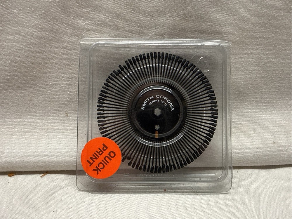 Smith Corona Genuine Script 10/12 Daisywheel Wheel For Electronic Typewriter