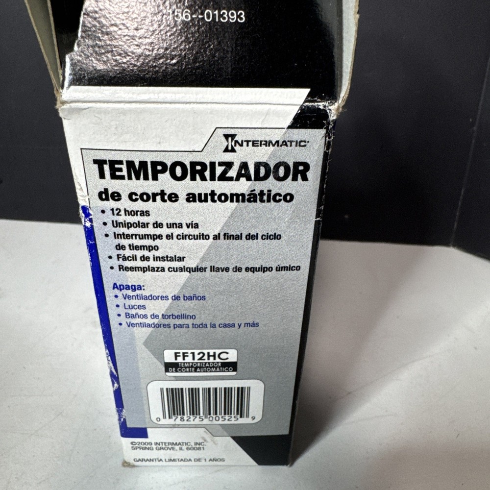 Intermatic FF12HC Auto Shut-Off Timer FNFP