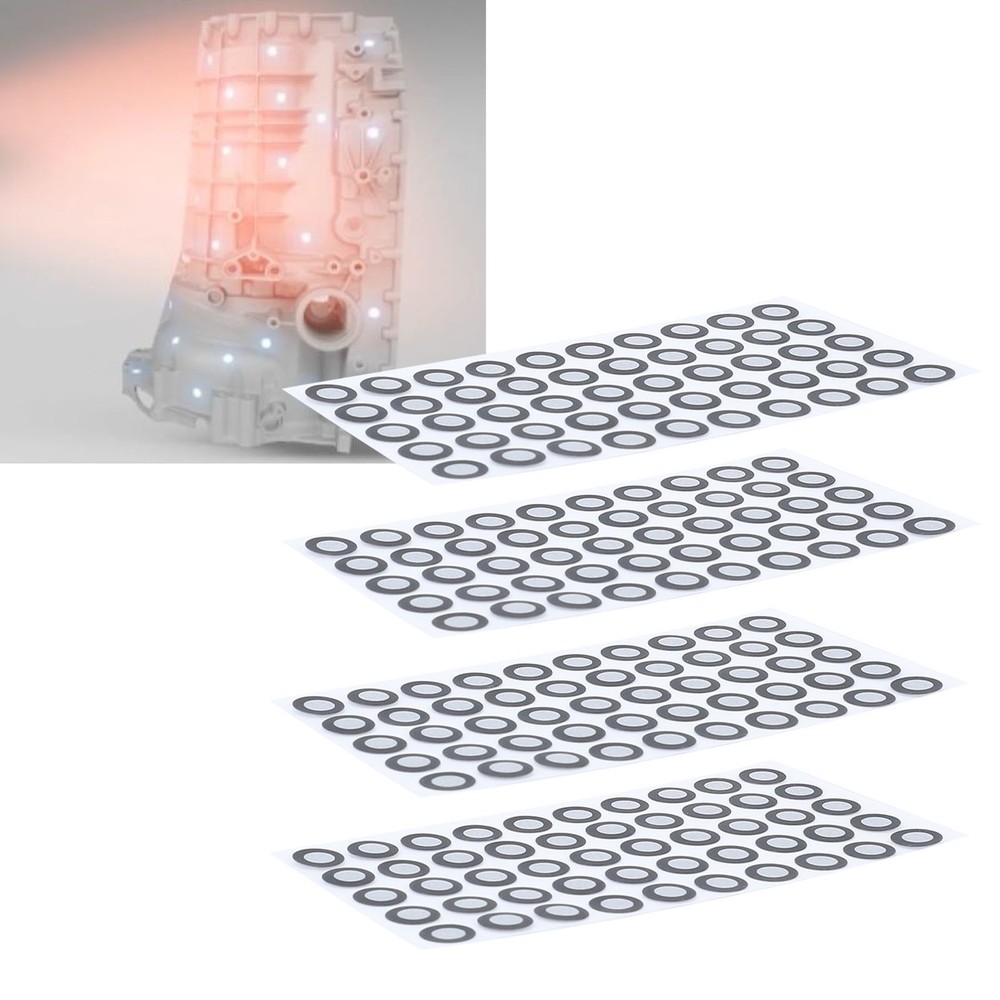 500Pcs Scanning Marker 6mm ID 10mm OD Reference Point Diffuse Reflection Part