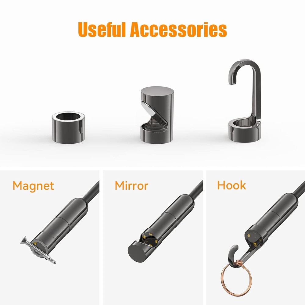 5MP Auto-Focus Endoscope, 3rd Generation USB Borescope with 5.0 Megapixel Inspec