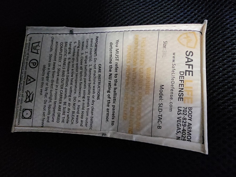 bullet proof vest lever 3