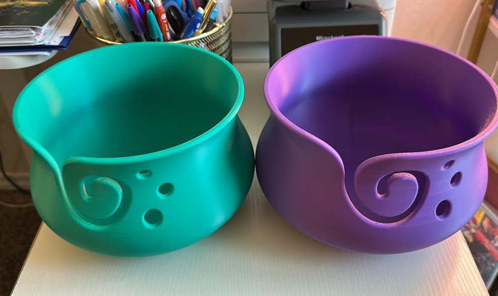 YARN BOWLS 3D PRINTED LARGE