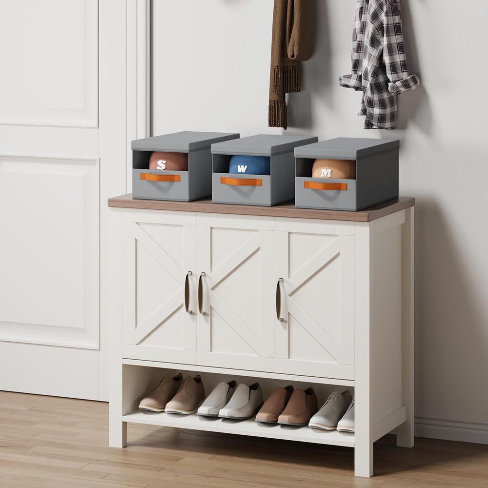 Hat Organizer for Baseball Caps - 3 Pack Stackable Foldable Protective Lids H...