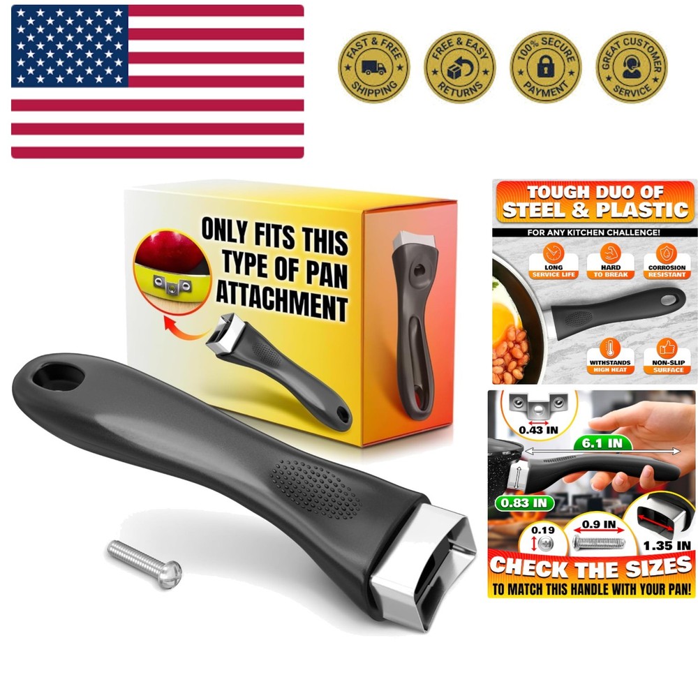 Pot Handle Replacement – 6.1" Bakelite Pot Handles Replacement with Metal Scr...